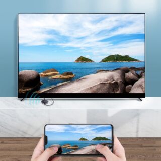 手機無線同屏器 綠聯4K高清同屏